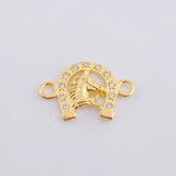 Herraje Herradura Caballo 1.15 g / 3/4 in Oro Amarillo 18K