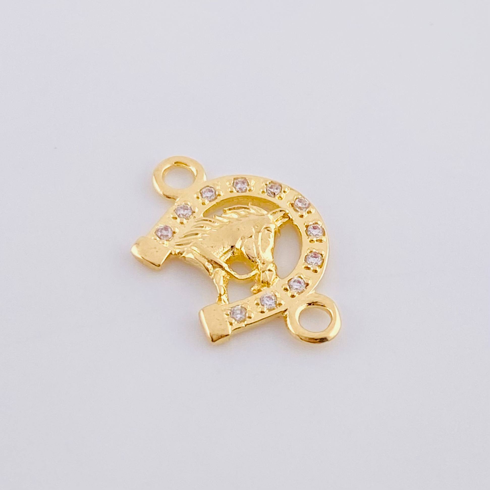 Herraje Herradura Caballo 1.15 g / 3/4 in Oro Amarillo 18K