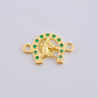 Herraje Herradura Caballo 1.05 g / 3/4 in Oro Amarillo 18K