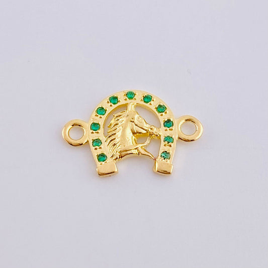 Herraje Herradura Caballo 1.05 g / 3/4 in Oro Amarillo 18K