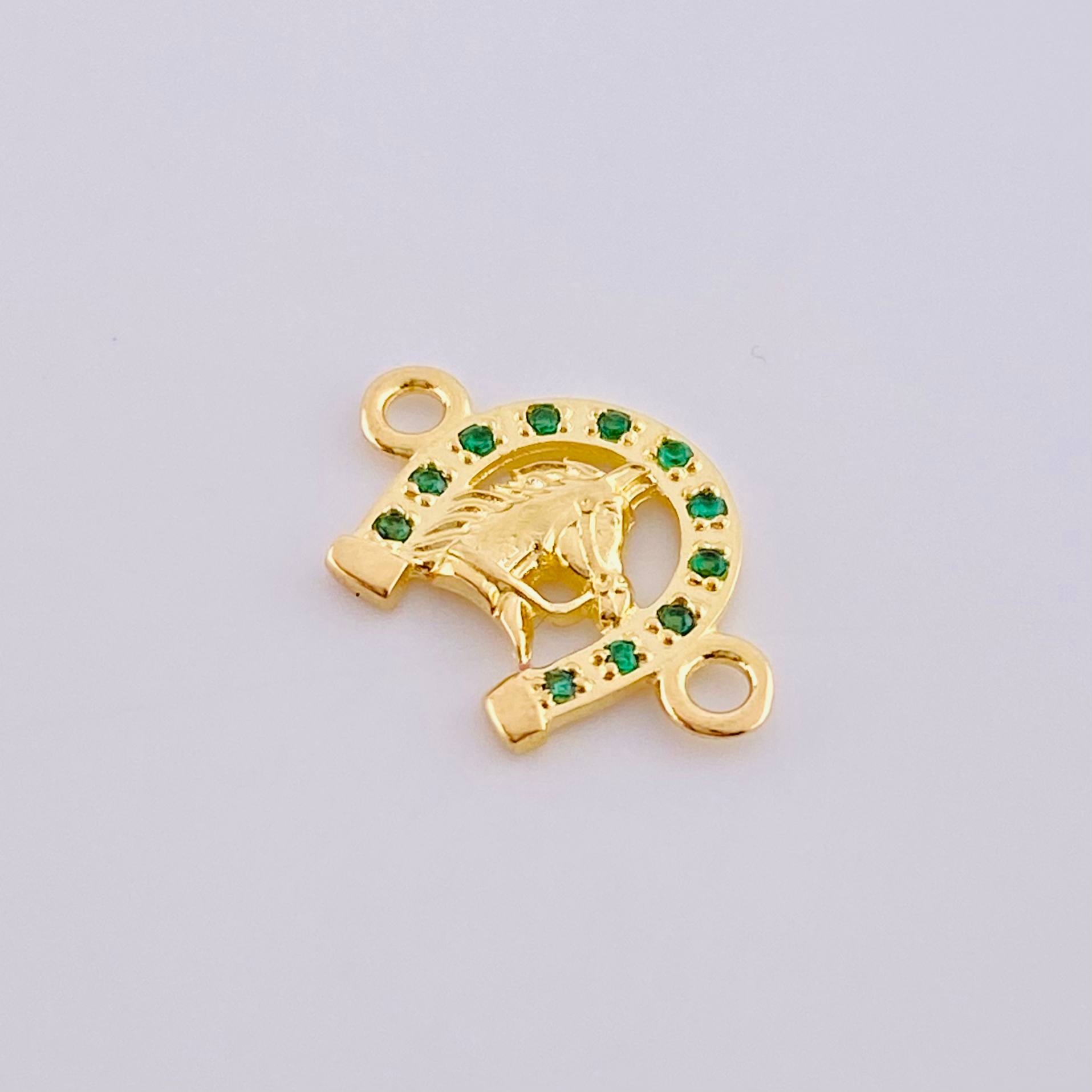 Herraje Herradura Caballo 1.05 g / 3/4 in Oro Amarillo 18K