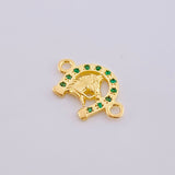Herraje Herradura Caballo 1.05 g / 3/4 in Oro Amarillo 18K