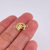 Herraje Herradura Caballo 1.05 g / 3/4 in Oro Amarillo 18K