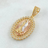 Dije Virgen Guadalupe 4.6gr / 3.5cm / Tres Oros 18K ©
