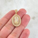 Dije Virgen Guadalupe 4.6gr / 3.5cm / Tres Oros 18K ©