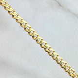 Cuban Links Bracelet Infinity 6.8gr / 7.7in / 18K Gold +4$