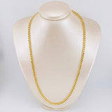 Cadena Cubana 7.3gr / 23 1/2 in / 5mm Oro Amarillo +1 18K
