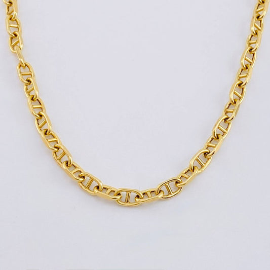 Cadena Marinera 13.2gr / 19 3/4 in / 4.7mm Oro Amarillo +3 18K *