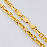 Cadena Marinera 13.2gr / 19 3/4 in / 4.7mm Oro Amarillo +3 18K *