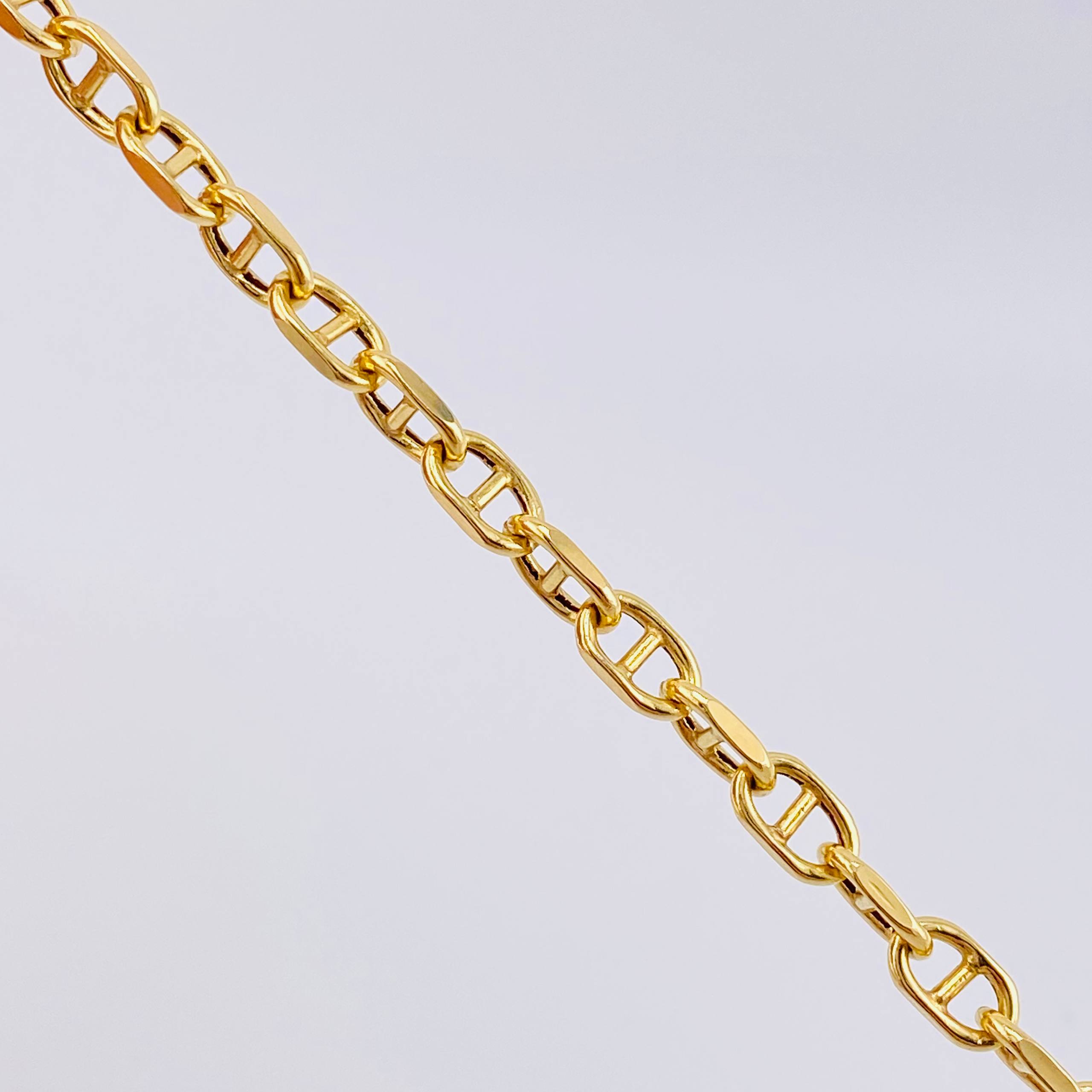 Cadena Marinera 13.2gr / 19 3/4 in / 4.7mm Oro Amarillo +3 18K *