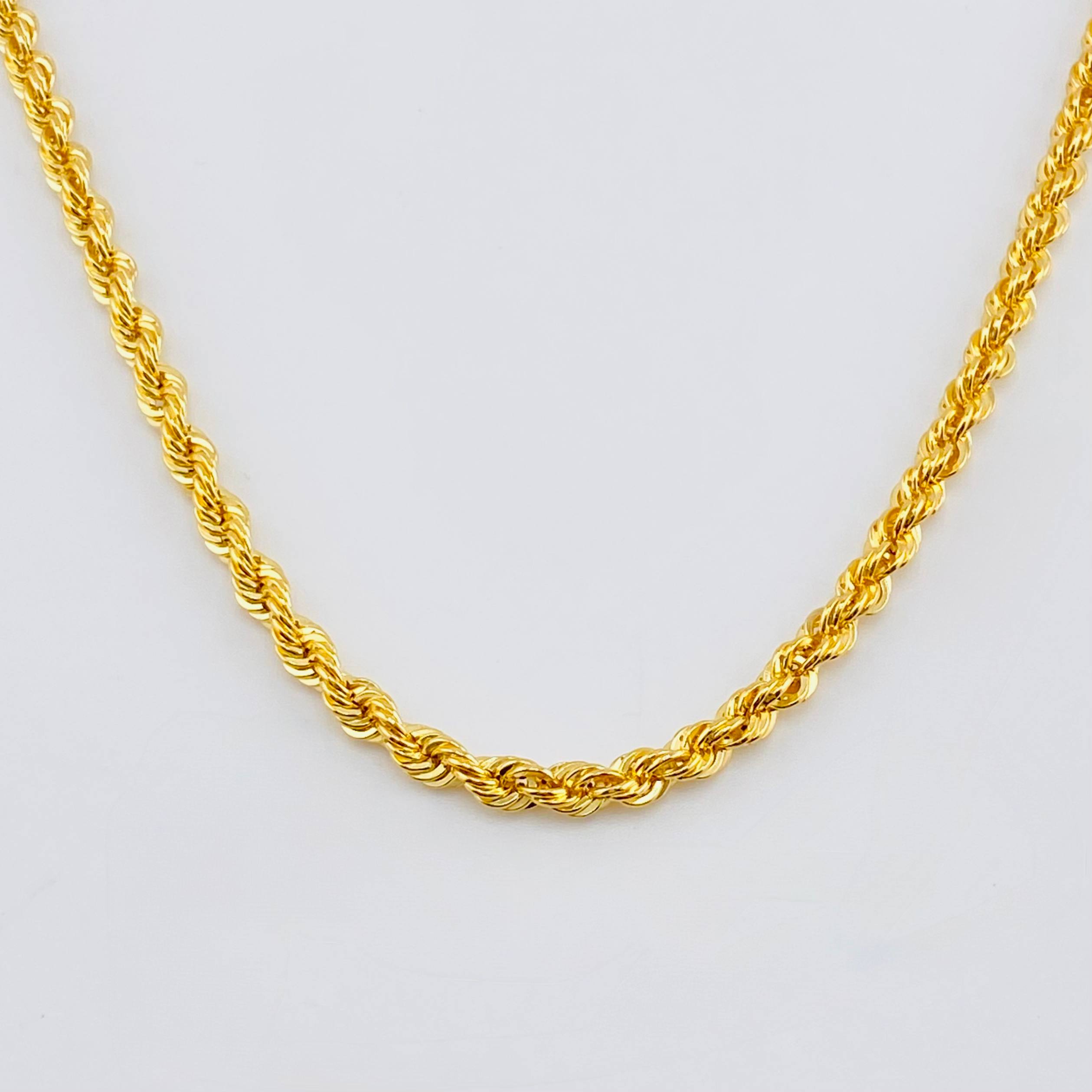 Cadena Lazo 14.3gr / 23 1/2 in / 4.45mm Oro Amarillo +3 18K ©