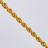 Cadena Lazo 13.65gr / 23 1/2 in / 4.4mm Oro Amarillo +3 18K