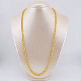 Cadena Lazo 13.65gr / 23 1/2 in / 4.4mm Oro Amarillo +3 18K