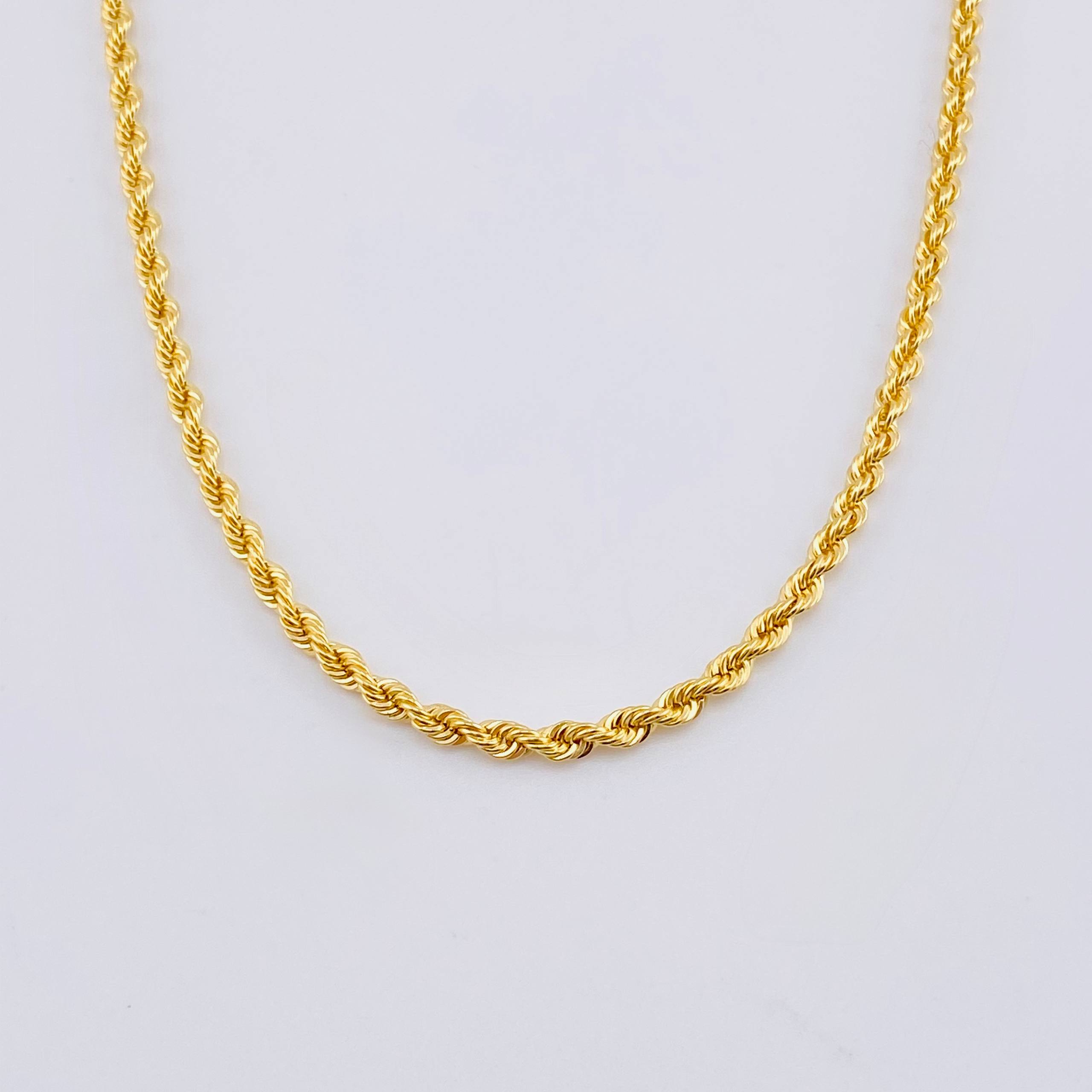 Cadena Lazo 8gr / 23 1/2 in / 3.25mm Oro Amarillo +3 18K