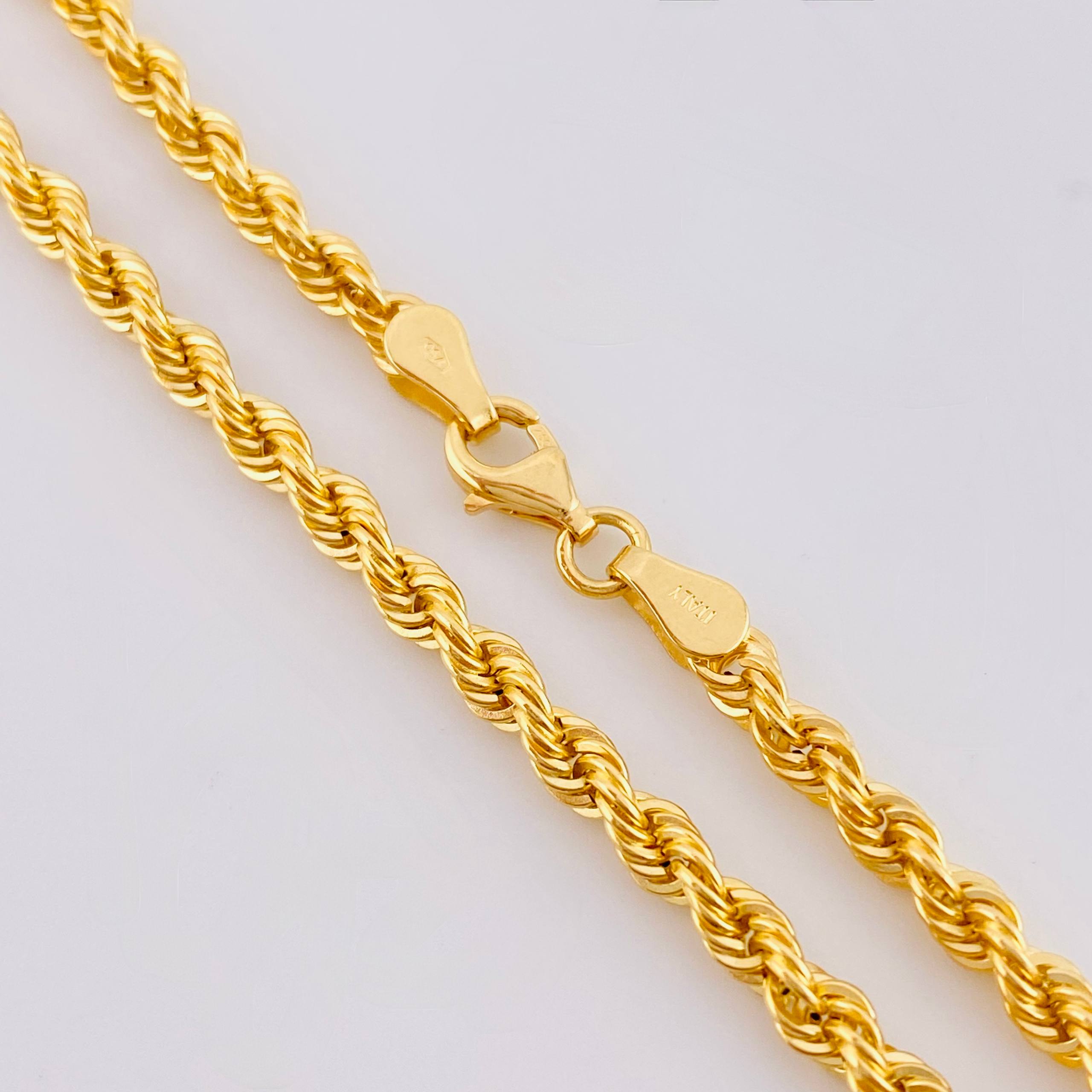 Cadena Lazo 8gr / 23 1/2 in / 3.25mm Oro Amarillo +3 18K