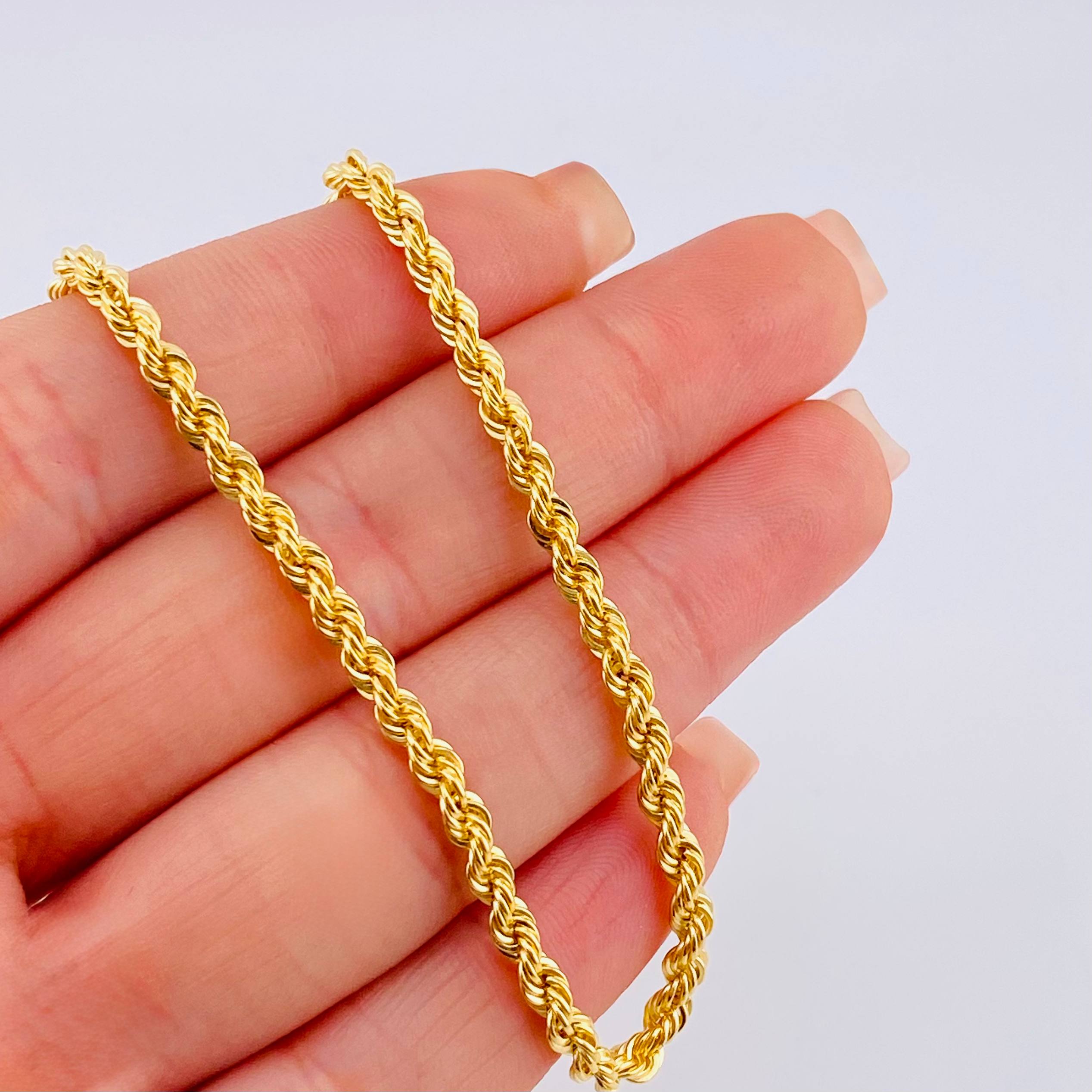Cadena Lazo 8gr / 23 1/2 in / 3.25mm Oro Amarillo +3 18K