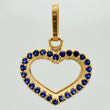 Dije Silueta Corazón 0.75gr / 1 in / Oro Amarillo 18K %