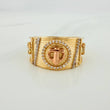 Anchor Ring 10.5gr / T10 / Three 18K Golds $
