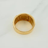 Anchor Ring 10.5gr / T10 / Three 18K Golds $