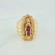 Anillo Virgen Guadalupe 11.75gr / T10 1/2 / Oro Amarillo 18K $