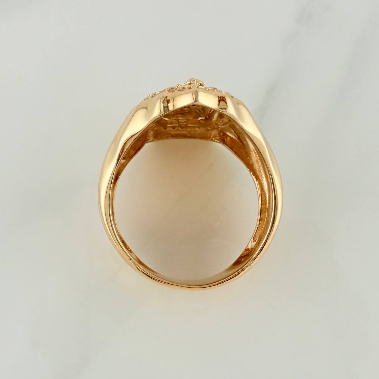 Anillo Virgen Guadalupe 11.75gr / T10 1/2 / Oro Amarillo 18K $
