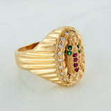 Anillo Virgen Guadalupe 4.55 g / T6 Oro Amarillo 18K