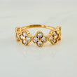 Anillo Treboles 3.75gr / T6 1/2 / Oro Amarillo 18K $