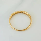 Anillo Churumbela Flores 1.45gr / T6 3/4 / Oro Amarillo 18K $