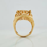 Anillo Pantera Filigrana 13.25gr / T9 1/4 / Oro Amarillo 18K $