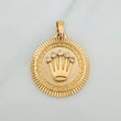 Dije Corona 6.95gr / 1 1/2 in / Oro Amarillo 18K $