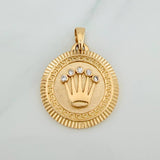 Dije Corona 6.95gr / 1 1/2 in / Oro Amarillo 18K $