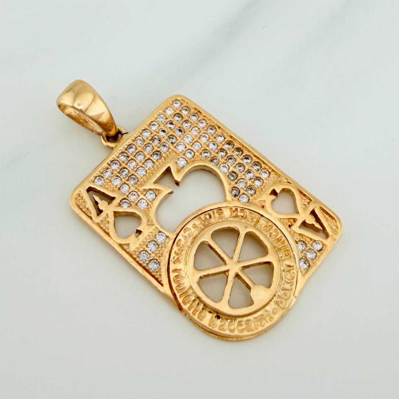 Dije Carta Poker 7.5gr / 1 1/2 in / Oro Amarillo 18K $
