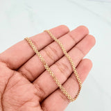 Pulso Chino 2.65gr / 7 1/2 in / 2mm Oro Amarillo Nac.Esp. 18K $