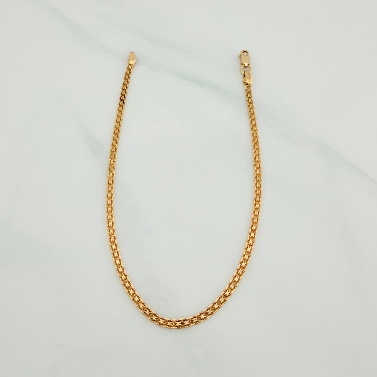 Pulso Chino 2.75gr / 7 3/4 in / 1.95mm Oro Amarillo Nac.Esp. 18K $