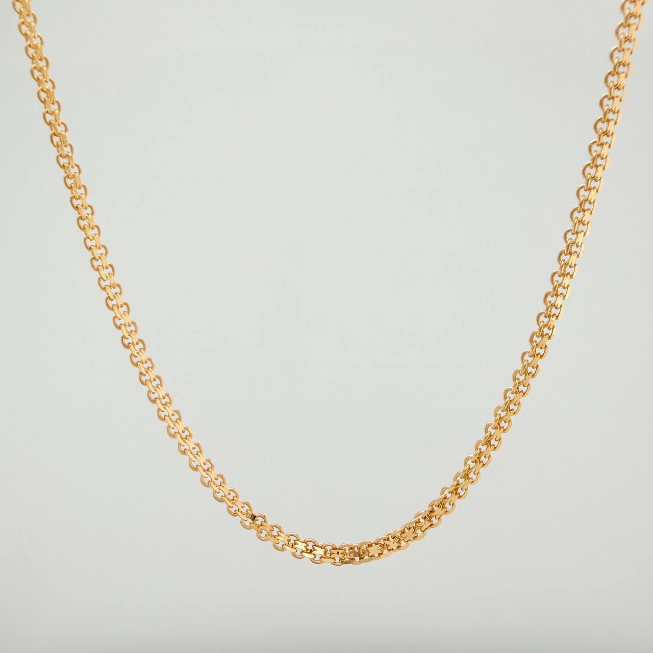 Cadena China 7.35gr / 21 3/4 in / 2mm Oro Amarillo Nac.Esp. 18K $