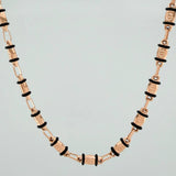 Cadena Rustica Tornillo 14.5gr / 28 in / 4mm Oro Rosa 18K %