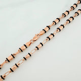 Cadena Rustica Tornillo 14.5gr / 28 in / 4mm Oro Rosa 18K %