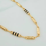 Cadena Rustica Cilindro 12.8gr / 24 in / 3.4mm Oro Amarillo 18K %