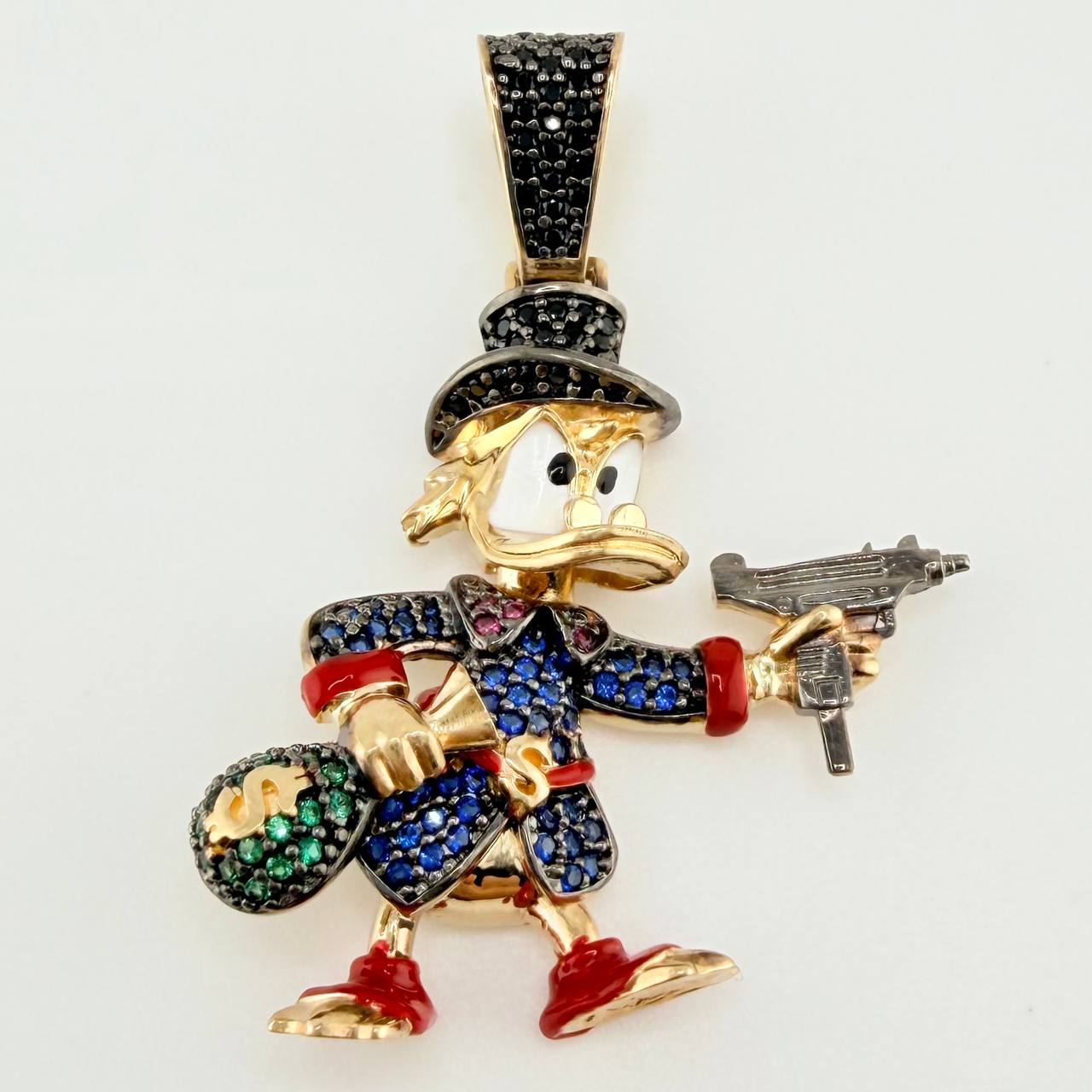 Duck Gun Pendant 10gr / 1 3/4 in / Yellow Gold 18K