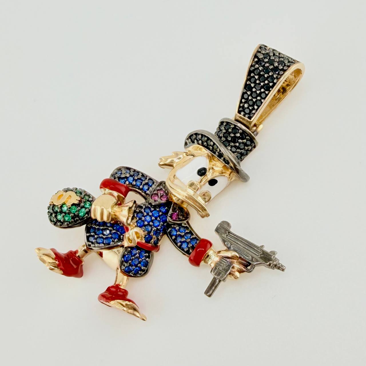 Duck Gun Pendant 10gr / 1 3/4 in / Yellow Gold 18K