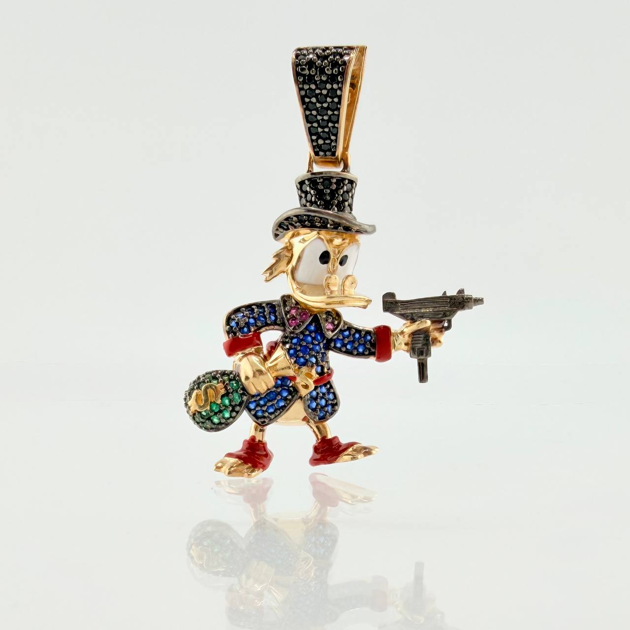 Duck Gun Pendant 10gr / 1 3/4 in / Yellow Gold 18K
