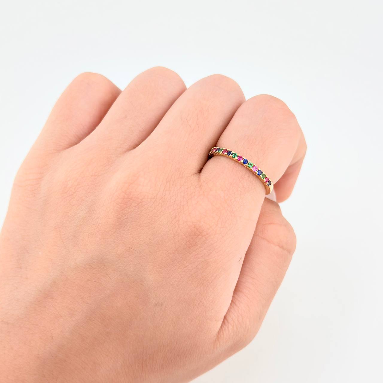 Anillo Churumbela 1.9gr / T7 1/2 / Oro Amarillo 18K *