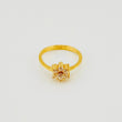 Anillo Flor Seis Petalos 3.35gr / T7 1/4 / Oro Amarillo 18K *