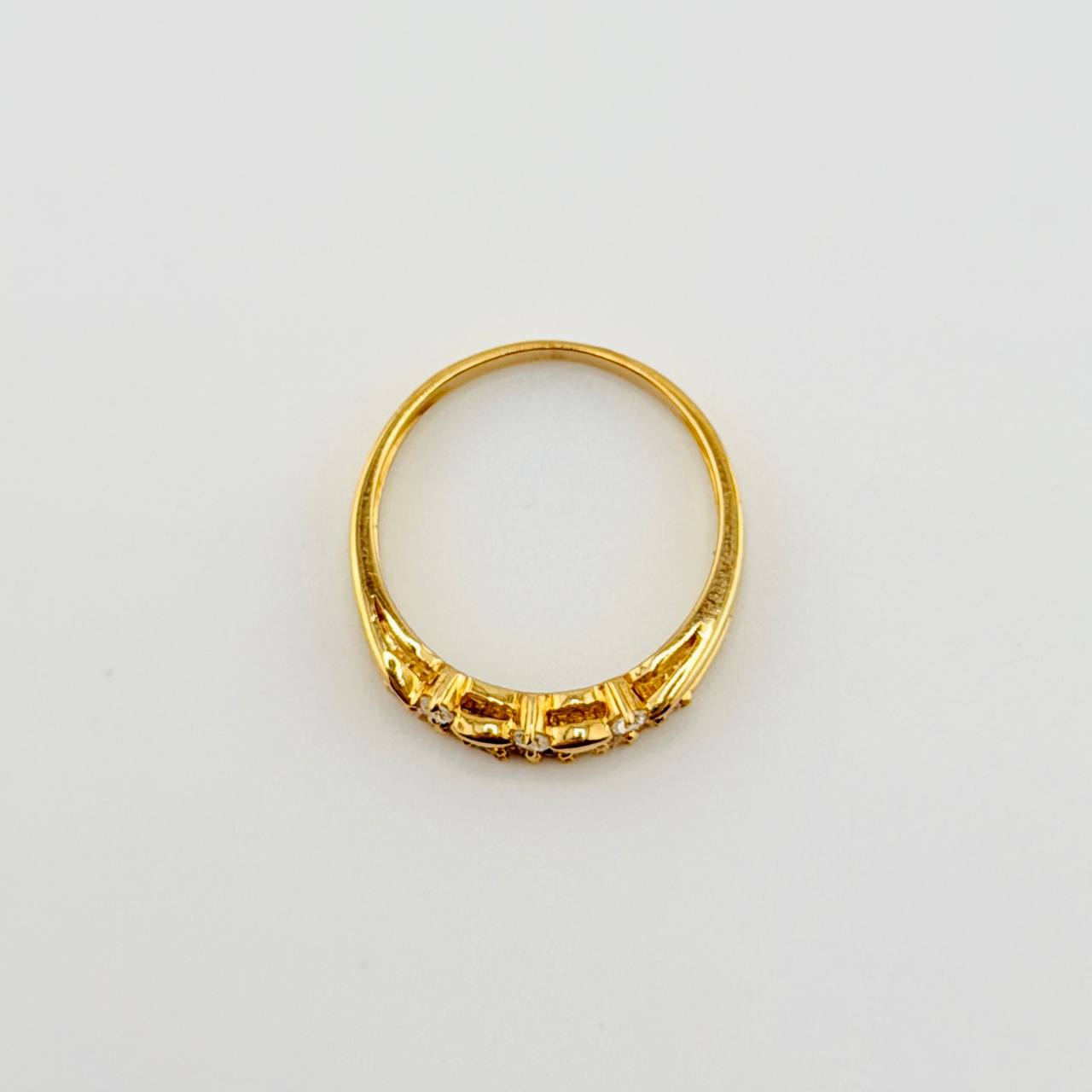 Anillo Tupido Delicado 2.9gr / T7 1/2 / Oro Amarillo 18K *