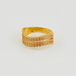 Anillo Ola Doble 4.05gr / T7 1/4 / Oro Amarillo 18K *