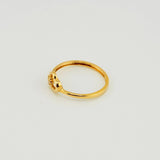 Anillo Corazón 1.2gr / T6 1/2 / Oro Amarillo 18K ©