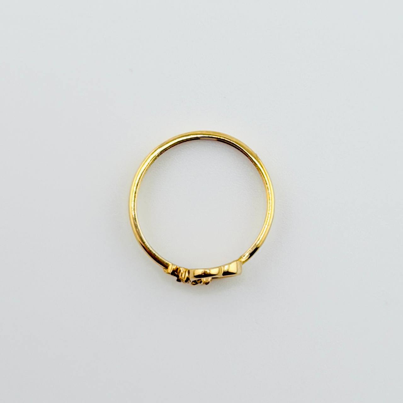 Anillo Corazón 1.2gr / T6 1/2 / Oro Amarillo 18K ©
