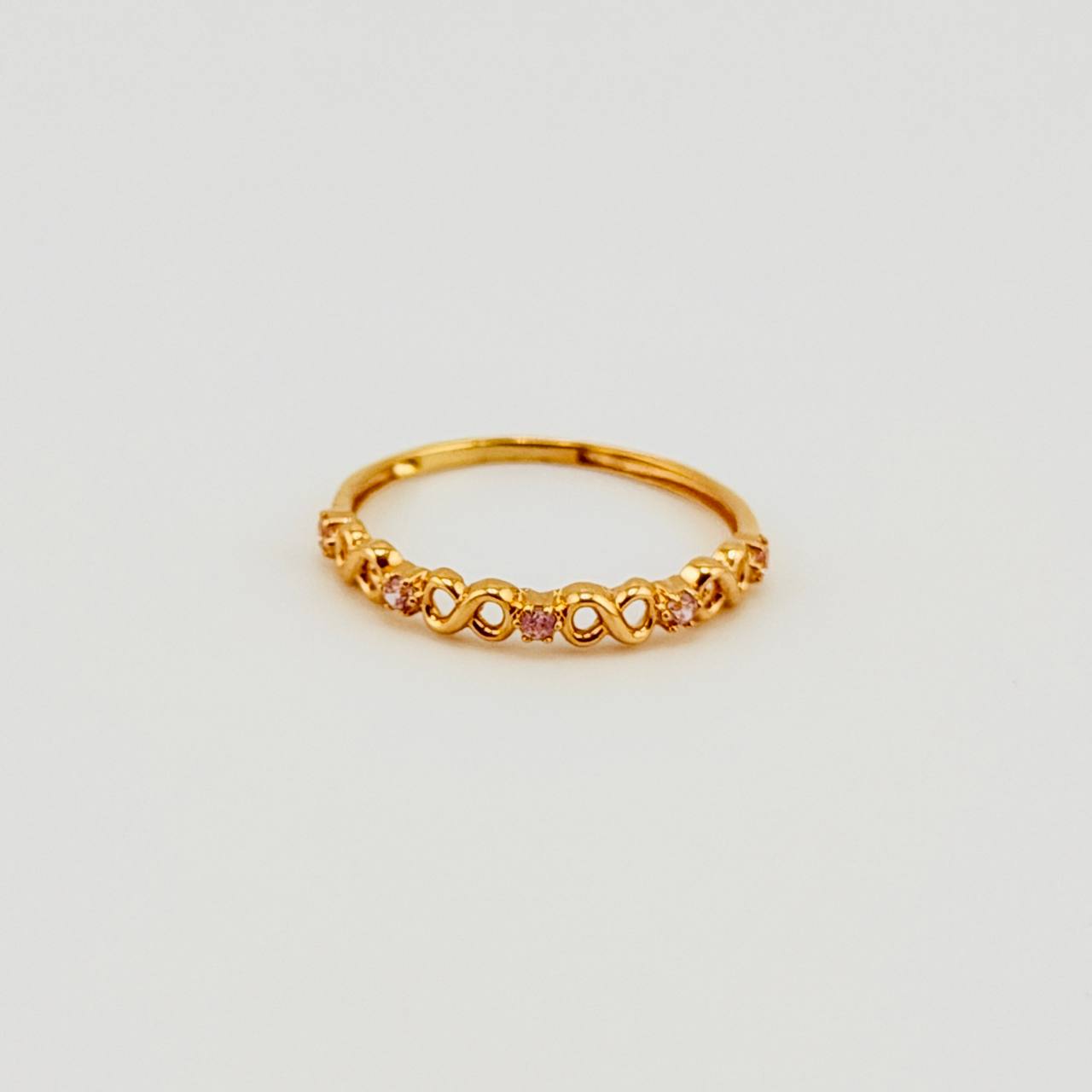 Anillo Infinitos 1gr / T6 1/4 / Oro Amarillo 18K *