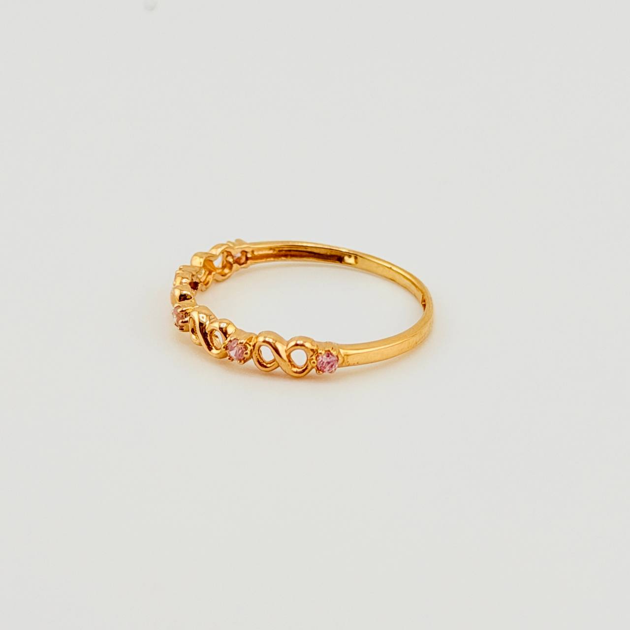 Anillo Infinitos 1gr / T6 1/4 / Oro Amarillo 18K *
