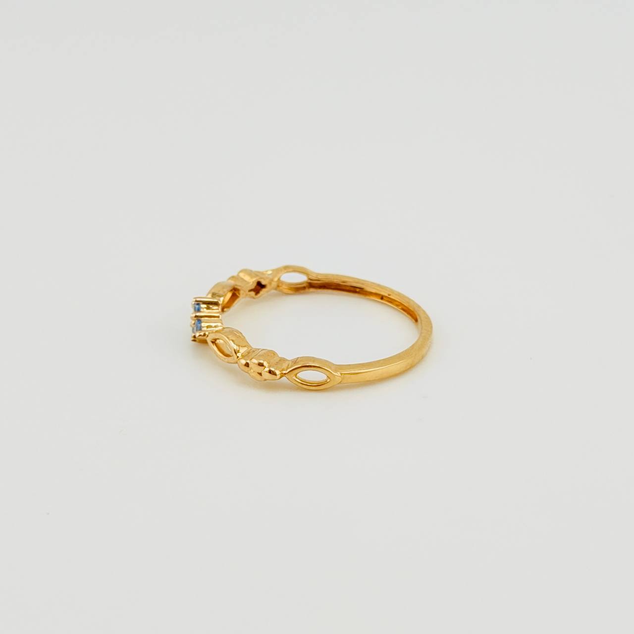 Anillo Nudo De Vida 1.35gr / T6 / Oro Amarillo 18K *